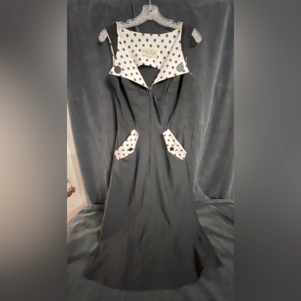 Bettie Page Polka Dot M dress